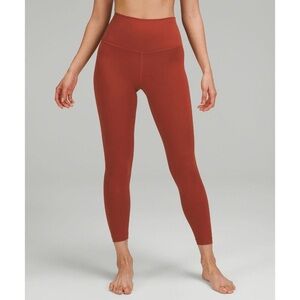 High-Waisted Rust Leggings